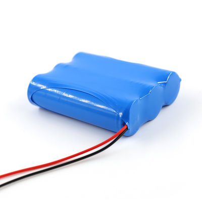 ICR 18650 3s1p 11.1V 2600mAh oplaadbare lithium-ionbatterij met 500 keer de levensduur