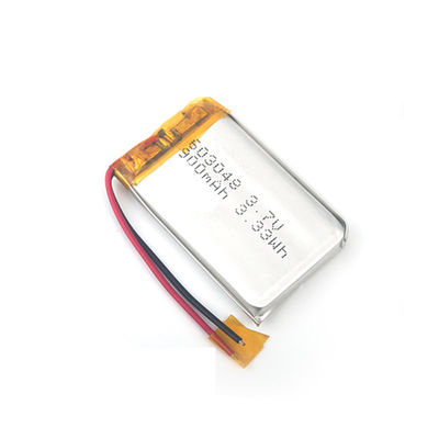 UN38.3 Gecertificeerde 900mAh 3.7V Lithium Polymeer Batterij Oplaadbare LiPo Batterij Pack