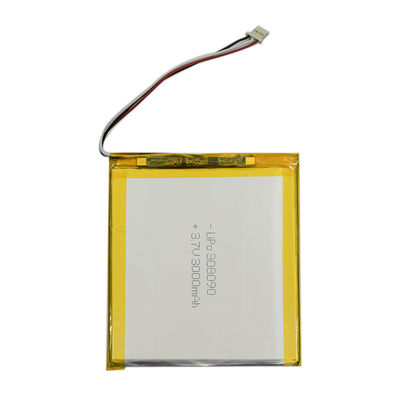 Douane Uiterst dunne 3,7 V Lipo Cel 308090 3000mah Li Polymer Battery Pack