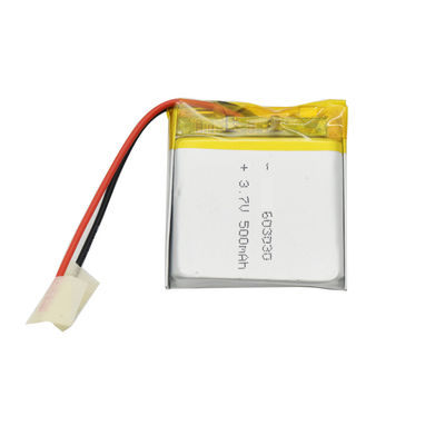 603030 3,7 de Batterijpak van Voltli polymer battery 500mah UN38.3 Lipo