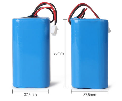 500 Keer 14.8V 2500mAh 18650 het Cilindrische Pak van de Cel4s1p Batterij
