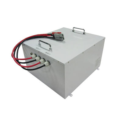 Oplaadbare 48V 50Ah LiFePO4 Vorkheftruck Batterijpakket voor AGV Trucks met BMS en LED Display