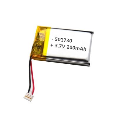 3.7V 200mAh 501730 Lithiumpolymerbatterij voor elektronisch speelgoed en digitale apparaten
