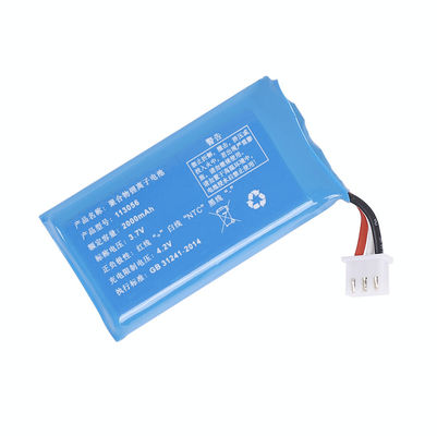 UL 113056 3.7V 2000mAh oplaadbare Lipo-batterij voor draagbaar apparaat