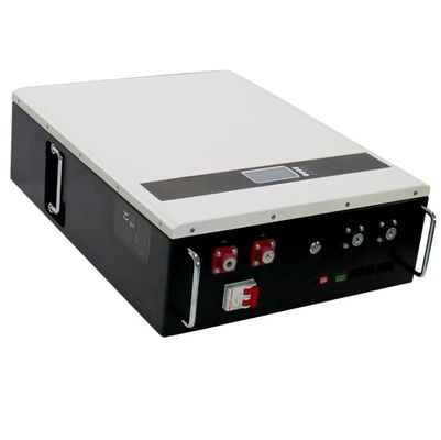 De Opslag5kwh Aan de muur bevestigde LiFePO4 Batterij 51.2V 100Ah van de huis Zonne-energie