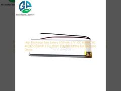 High Discharge Rate Battery 550mAh 3.7V 30C Max60C KC 402065 550mah 3.7v Lithium Polymer Battery voor elektronisch apparaat