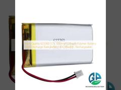 Hoogwaardige 623360 3.7v 1500mah Lithium Polymer Battery High Discharge Rate Battery 30C Max60C Oplaadbare