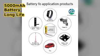 5000 mAh 3,7 V Li-polymeerbatterij met lange levensduur