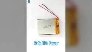 3,7 V 250 mAh LiPo-batterij UL CB KC goedgekeurd